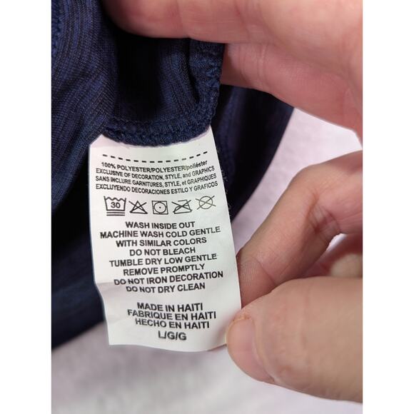 Patriots by NFL Team Apparel TX3 Cool Long Sleeve Shirt Large - Picture 6 of 10